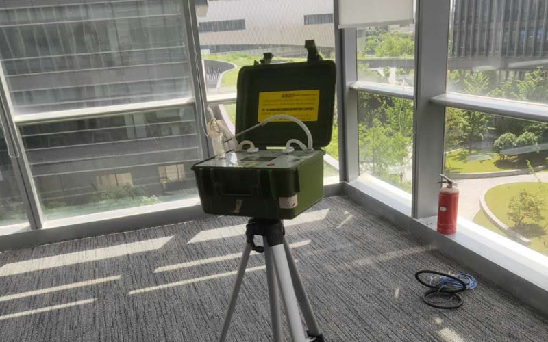 上海商務樓甲醛檢測現場